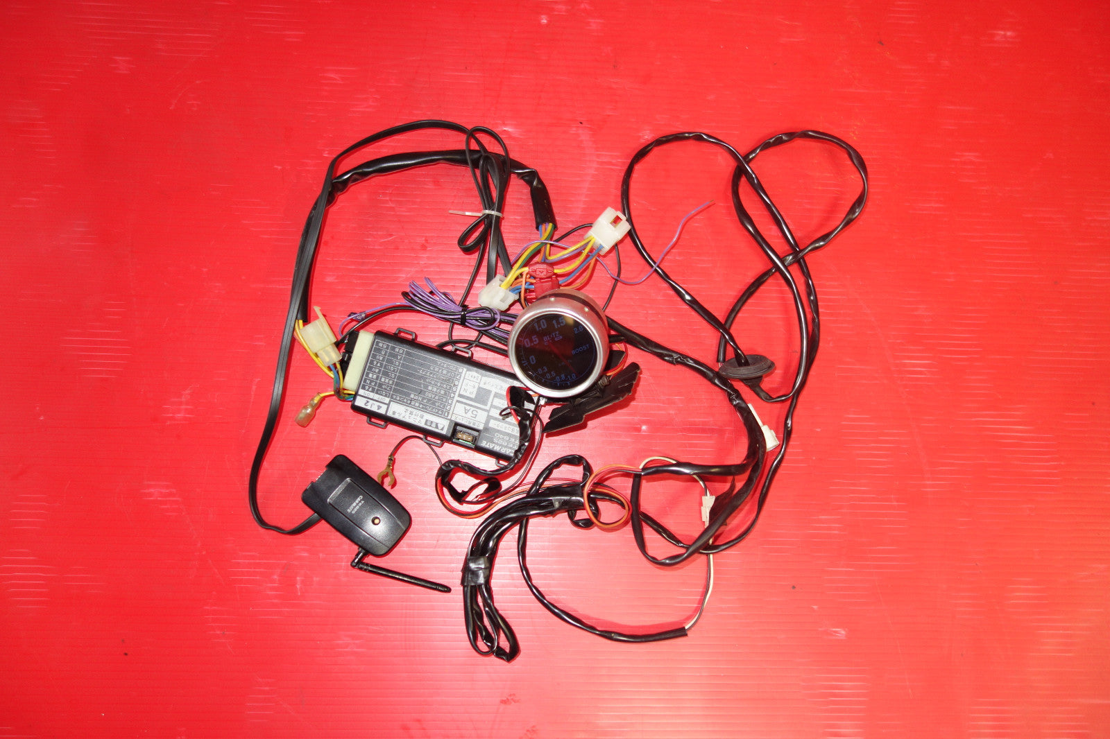 JDM Blitz Turbo Boost Gauge 2.0 Bar & Carmate SUPRA SILVIA S13 S14 240SX R34 STi