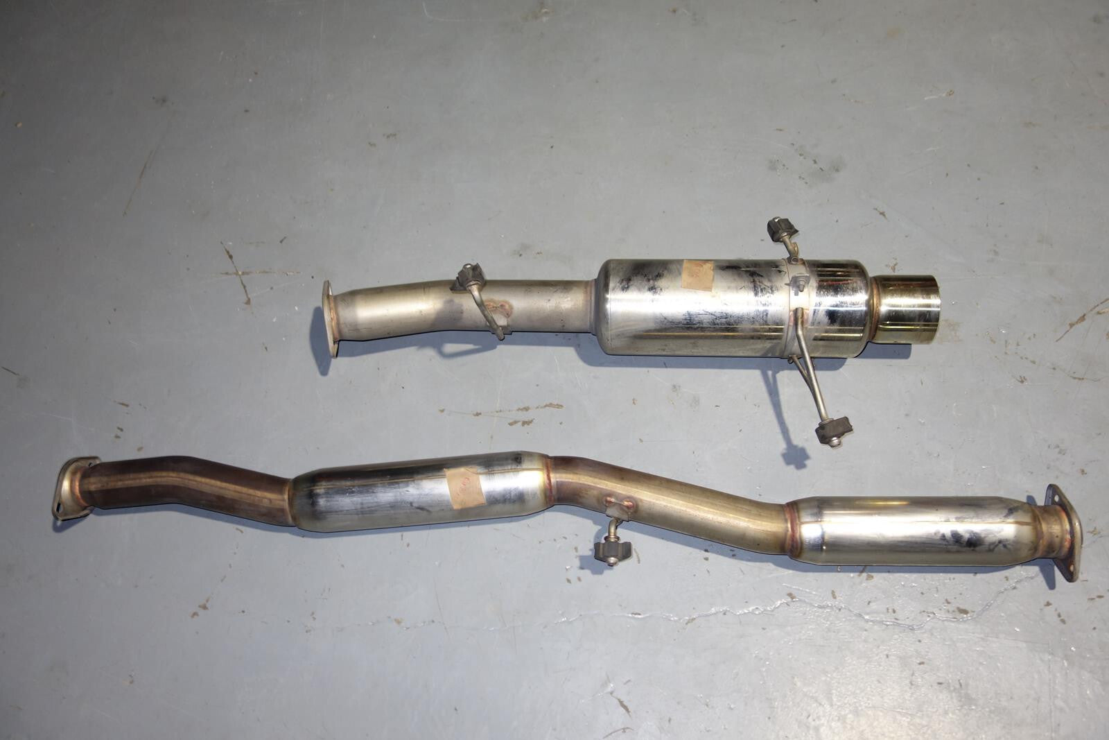 JDM Subaru Impreza WRX STi Fujitsubo FGK Exhaust Muffler Rare GDA GDB 2000-2007