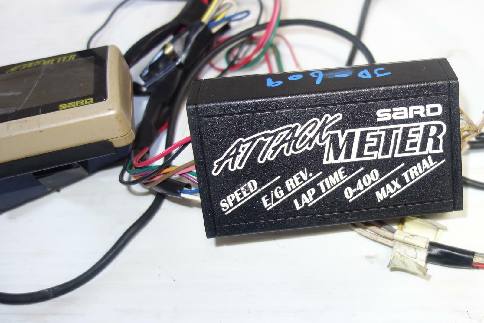 JDM SARD Attack Meter lap times track rally display meter rx7 wrx sti rsx civic