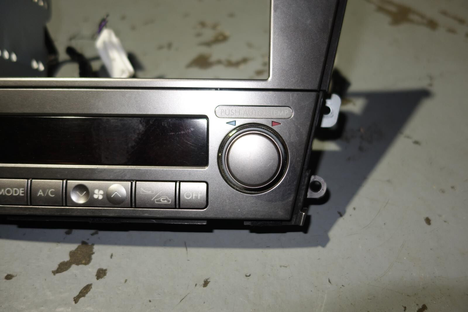 JDM Subaru Legacy Outback Climate Control Dual Double Din Bezel Hazard 2005-2009