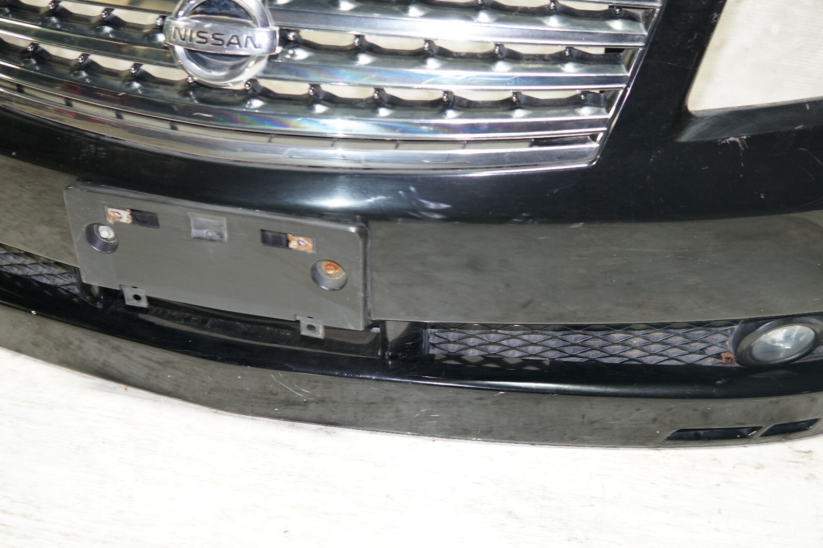 JDM Infiniti M35 M45 OEM Front Bumper Cover Lip Grille 2006 2007 Nissan Fuga