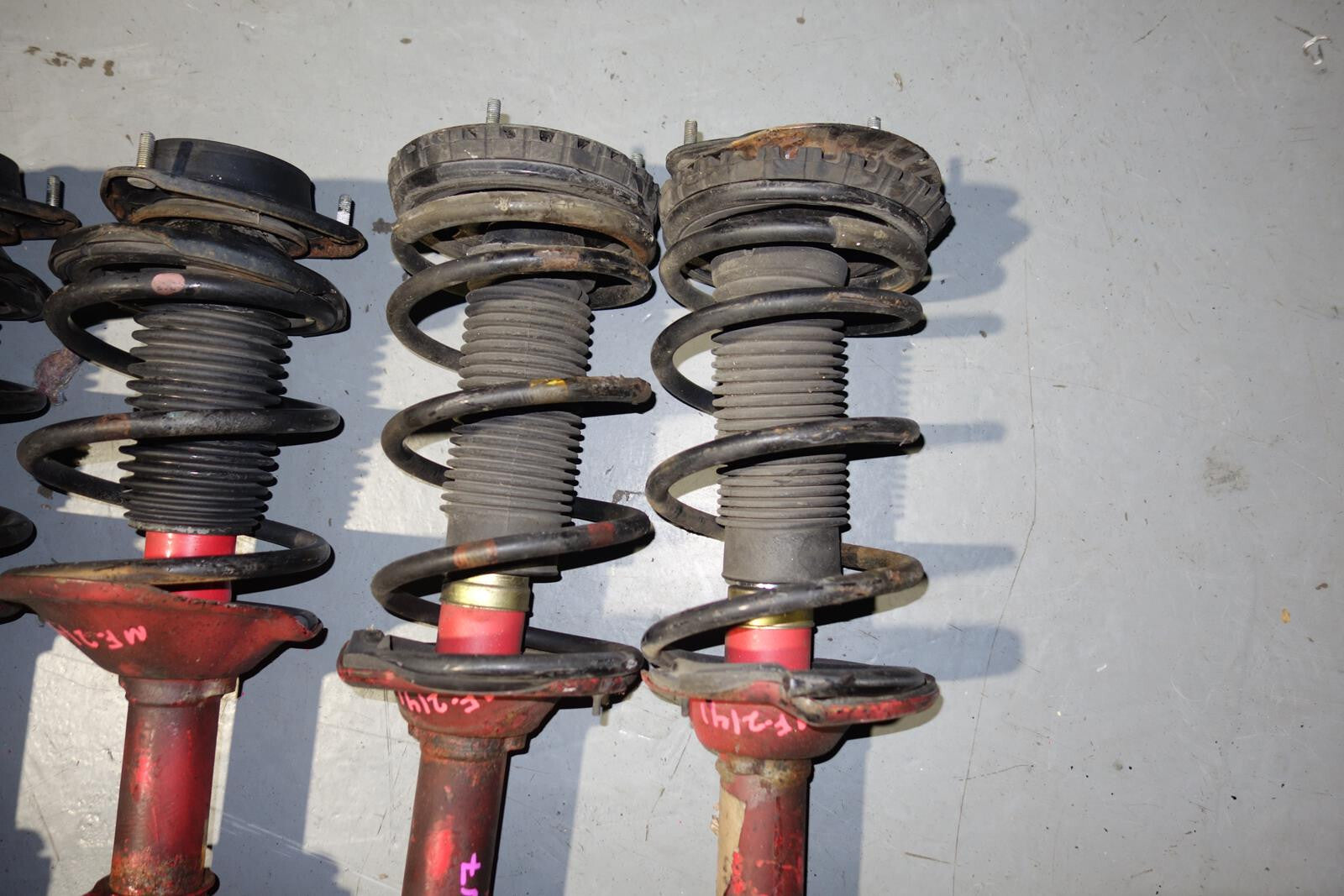 JDM Subaru Impreza WRX STi 5x100 Shocks Coil Springs Struts 2002-2007 V8 V7 V9