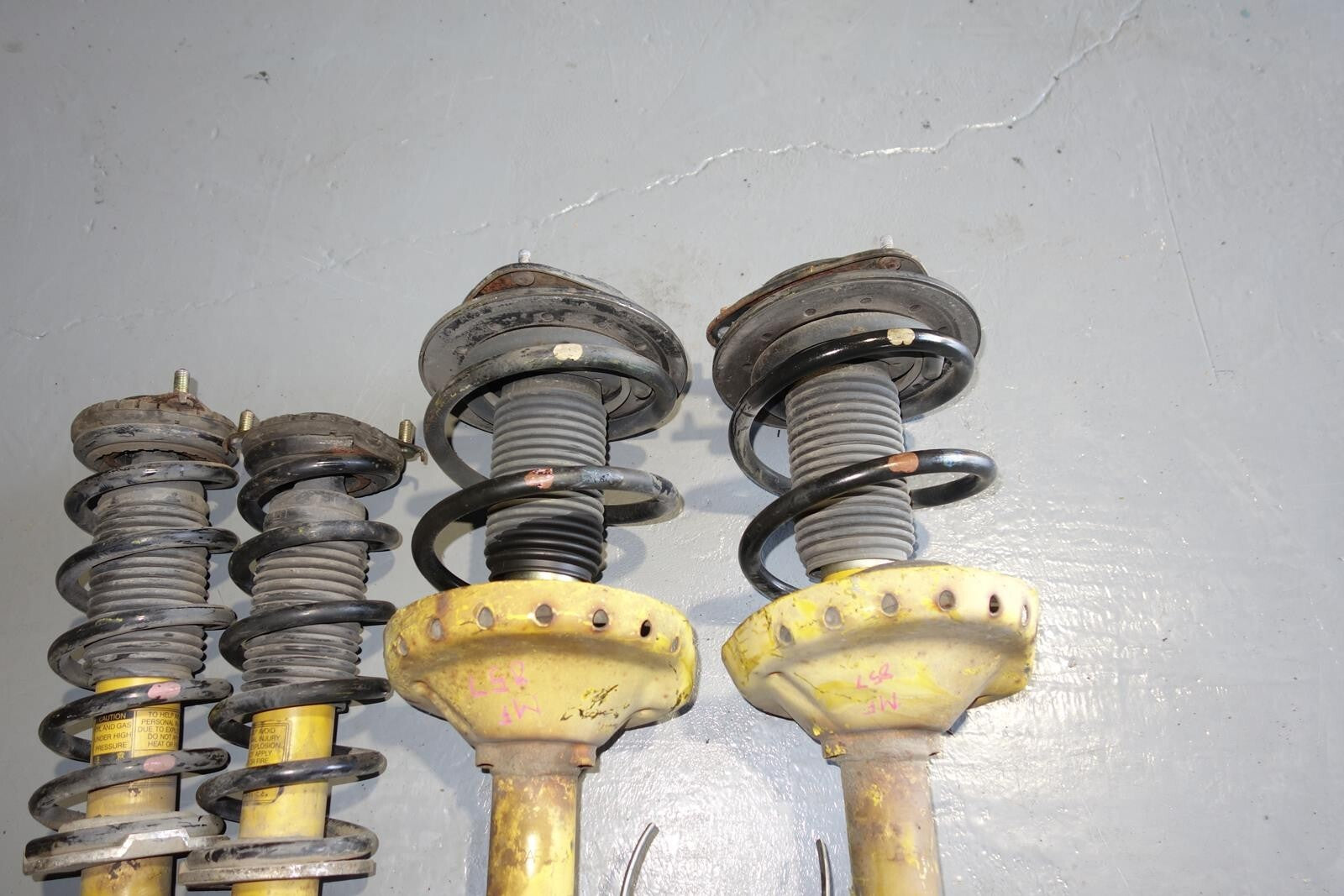 JDM SUBARU LEGACY BILSTEIN SPEC-B SHOCKS FRONT & REAR STRUTS COIL 05-2009 MF-857