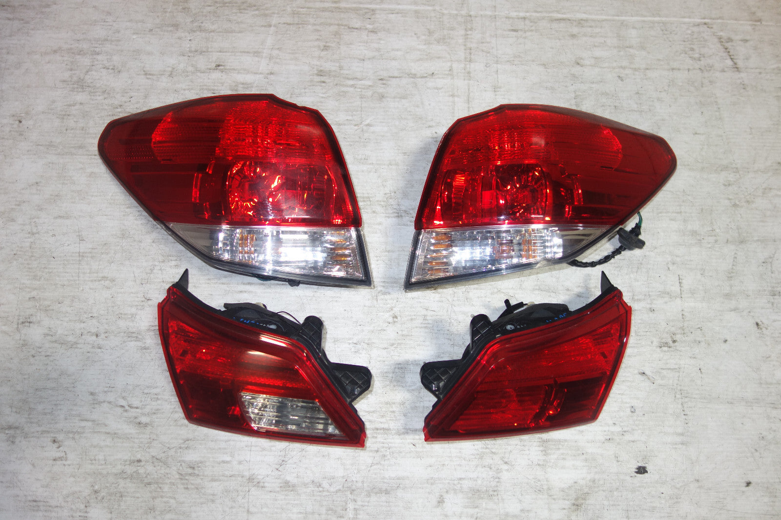 JDM Subaru Legacy Outback BR9 BRM Wagon Tail Lights Lamps 2010-2014