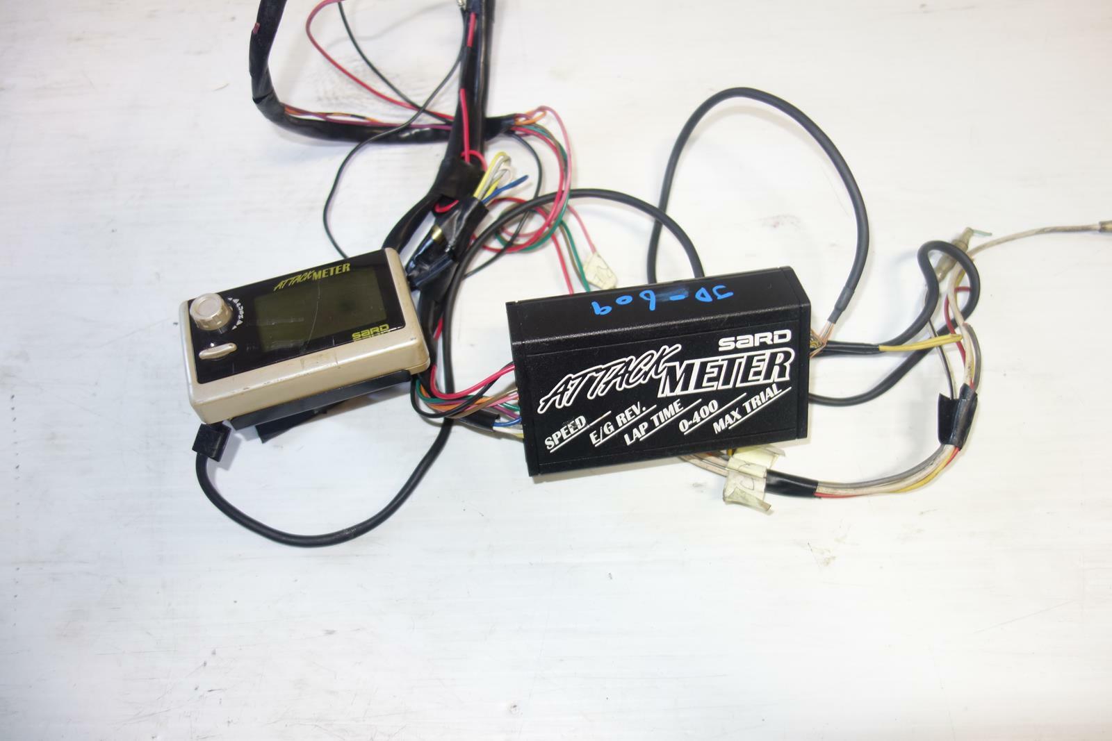 JDM SARD Attack Meter lap times track rally display meter rx7 wrx sti rsx civic