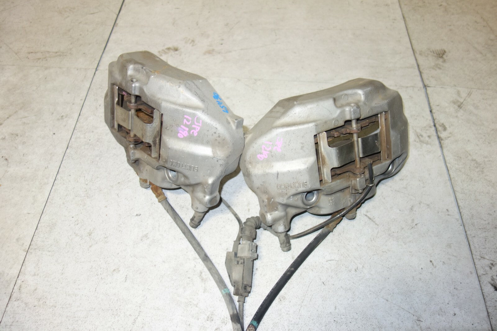 PULL OFF OEM FRONT CALIPER SET LEXUS LS430 4 PISTON JDM 2001-2006