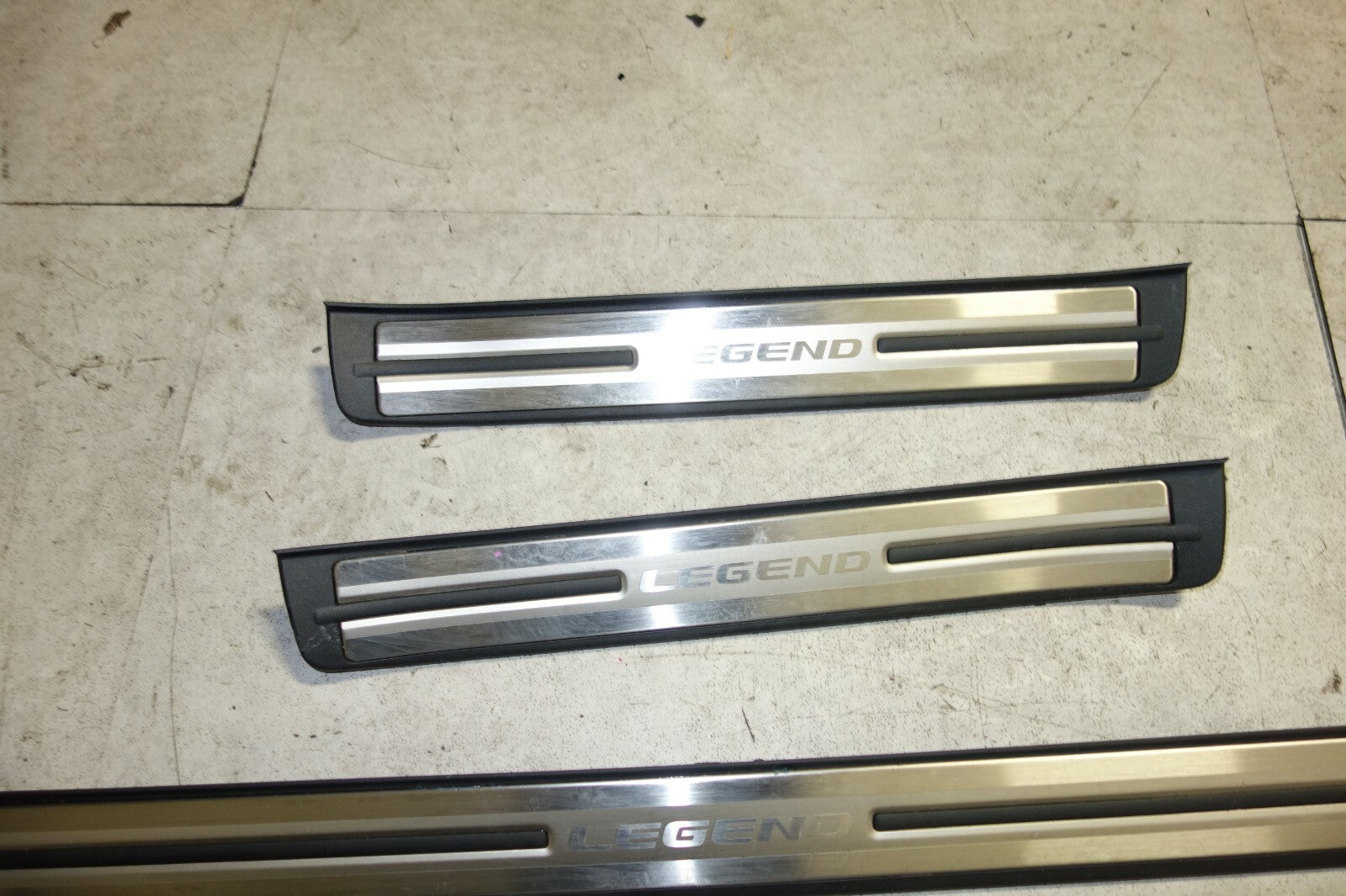 JDM Acura RL Honda Legend OEM Door Sills Scuff Plates Side Steps 2005-2008 KB1