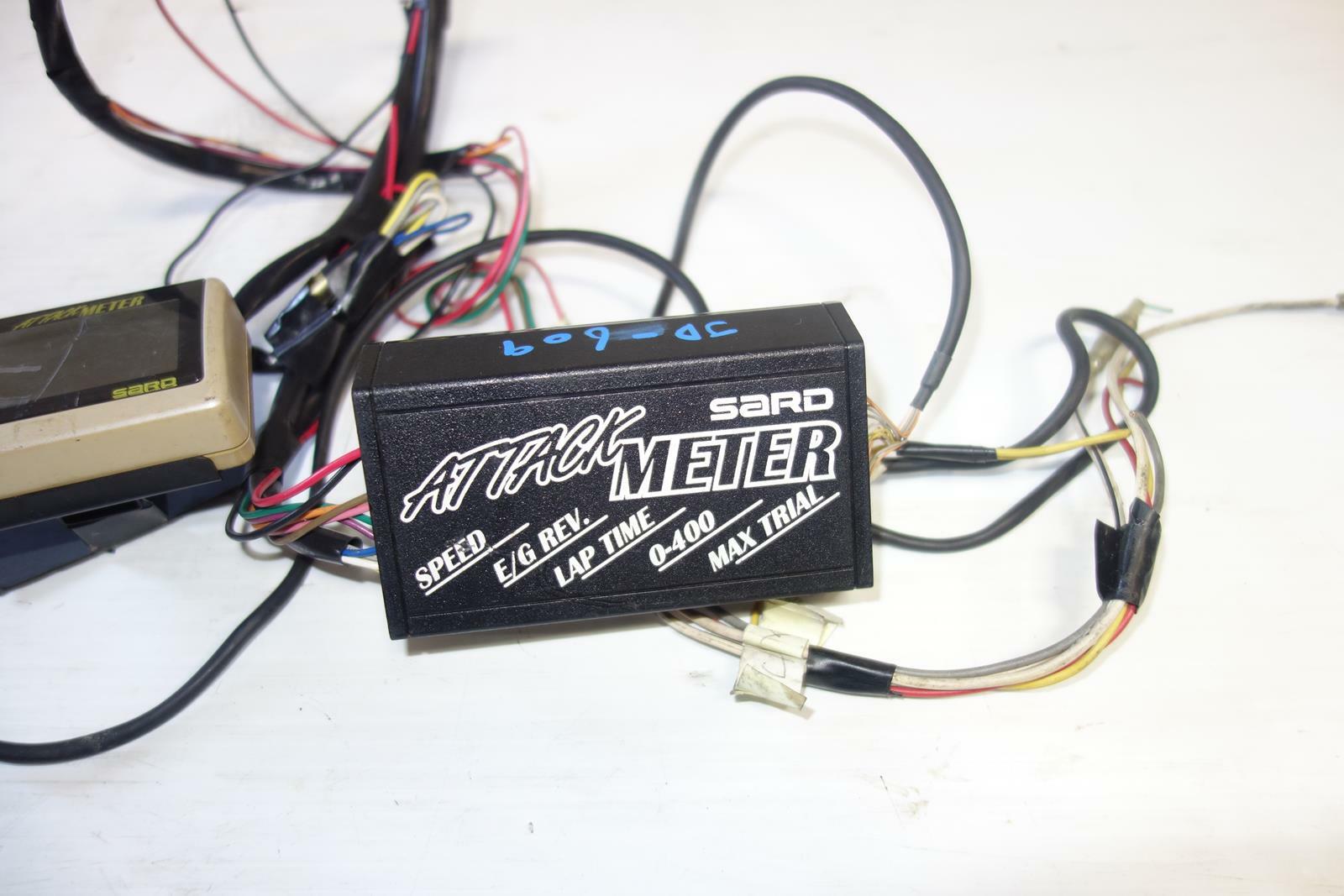 JDM SARD Attack Meter lap times track rally display meter rx7 wrx sti rsx civic