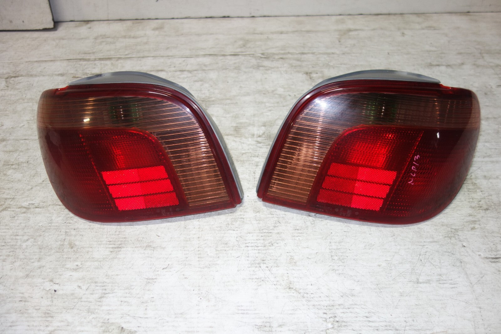 JDM Toyota Vitz / Echo Tail Lights Lamps 2001 NCP13 OEM Left & Right