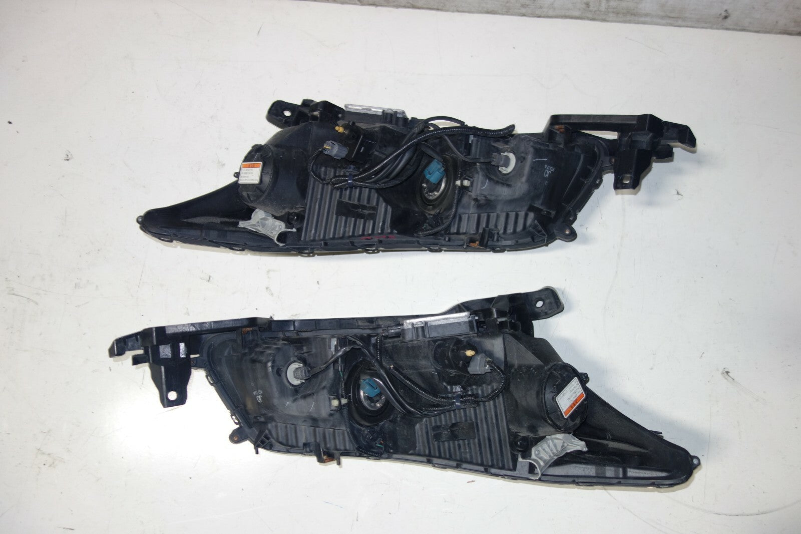 JDM Honda Accord CP3 Head Lights Lamps Pair OEM HID Black Housing 2008-2012