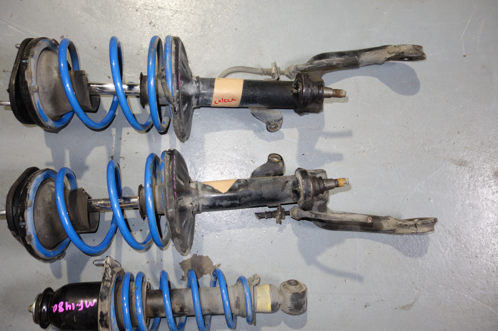 JDM Toyota Celica GTS Superstrut Shocks Coil Downsus Springs Struts ZZT231 00-05