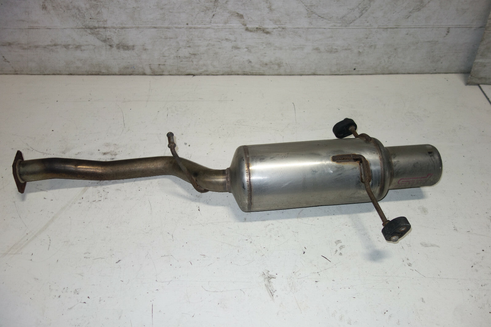 JDM Subaru Impreza WRX STi GENOME Exhaust Muffler Rare GDA GDB