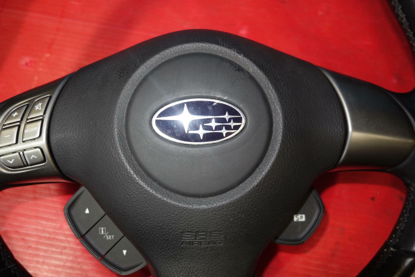 JDM Subaru Impreza Forester Legacy OEM Momo Steering Wheel & Hub BP5 #6176