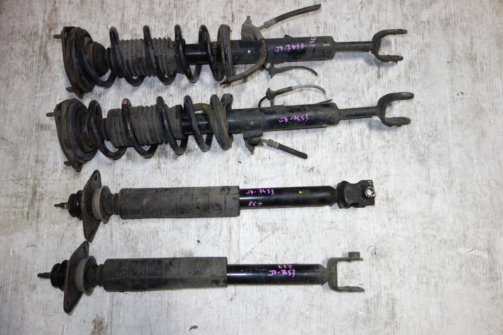 JDM Nissan 350z / G35 Coupe OEM Front & Rear SUSPENSION SHOCK ABSORBERS 2003-09