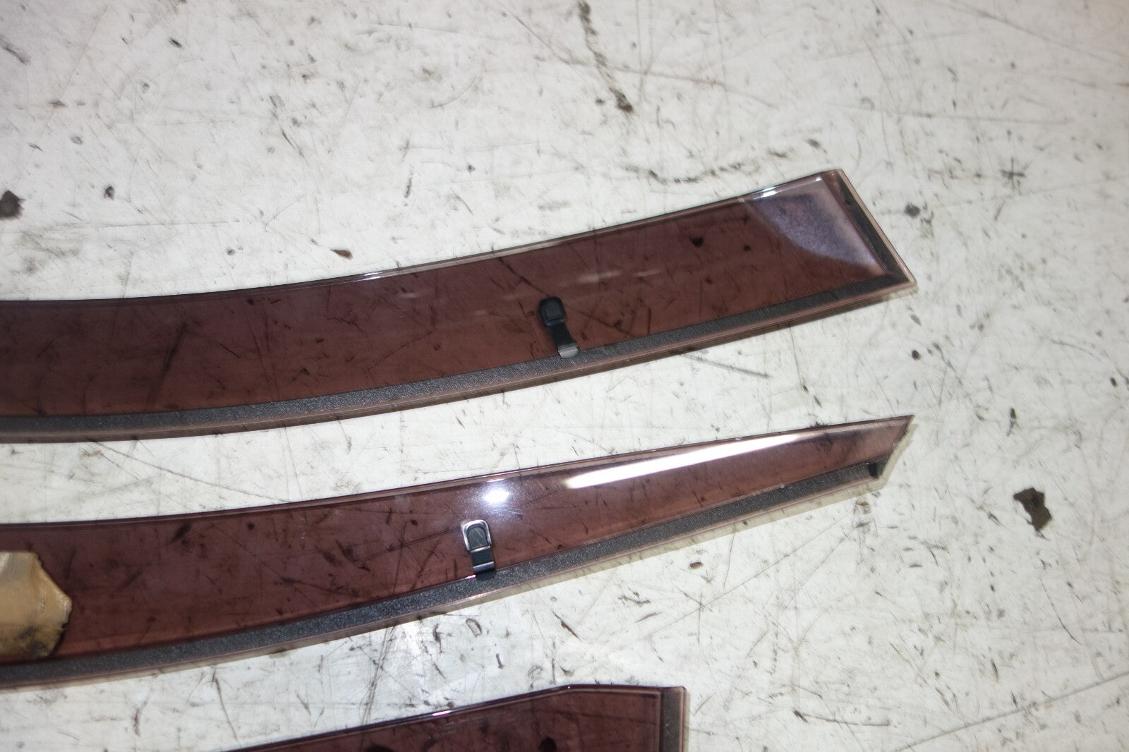 JDM Subaru Impreza WRX STI Window Visors Rain Guards 2008-2014 GRF GRB OEM Japan