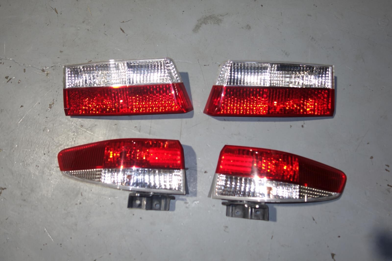 JDM 2003-2005 HONDA ACCORD INSPIRE UC1 USED OEM TAIL LIGHTS LAMPS 4 DOOR SEDAN