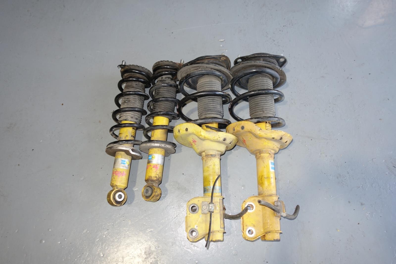 JDM Subaru Legacy Bilstein Yellow Shocks Struts Springs 2005-2009 # MF -854