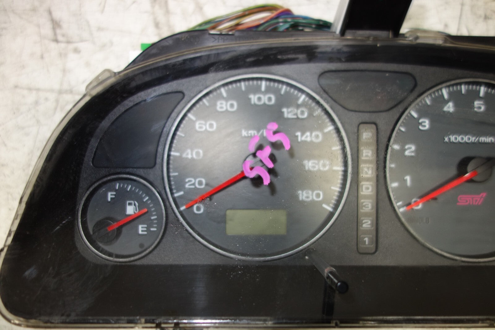 JDM SUBARU FORESTER STi SF5 AUTOMATIC GAUGE CLUSTER SPEEDOMETER 1998-2002