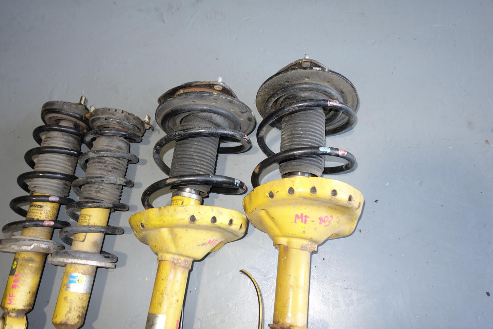JDM Subaru Legacy Bilstein Shock Spring Strut Front Rear Suspension 05-09 MF-803