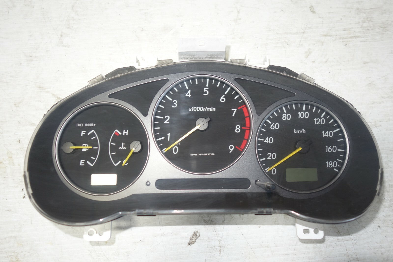 JDM 02-03 SUBARU IMPREZA WRX VERSION 7 MANUAL GAUGE CLUSTER SPEEDOMETER M-349