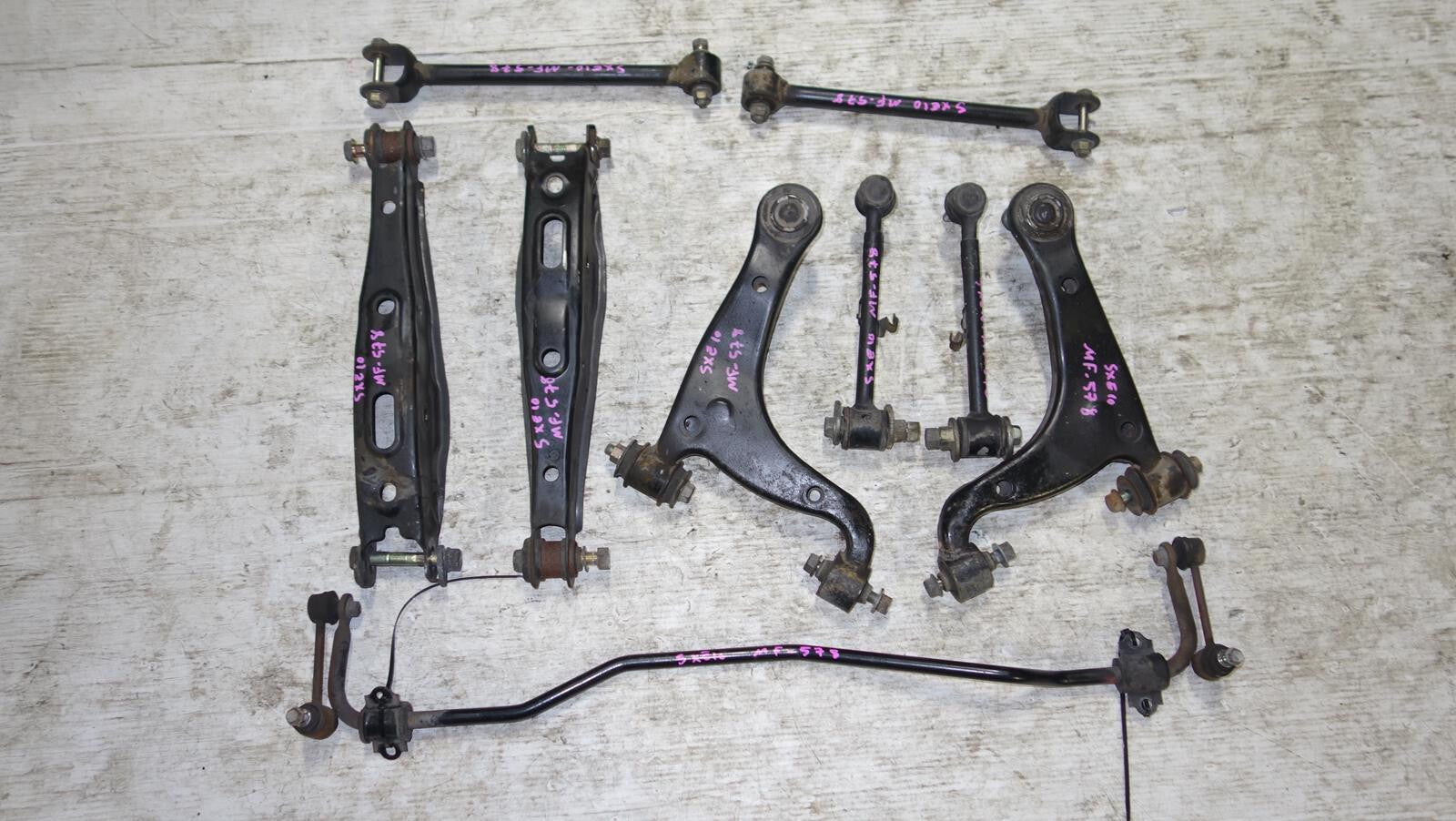 JDM Lexus IS300 / Altezza Rear Control Arms Suspension Set SXE10 OEM 2001-2005