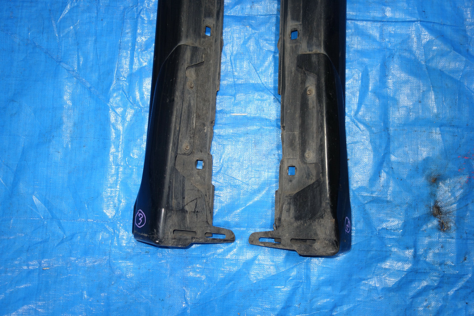JDM Subaru Legacy Side Skirts Rocker Panels w/ Spats Strakes 2005-2009 BP BL