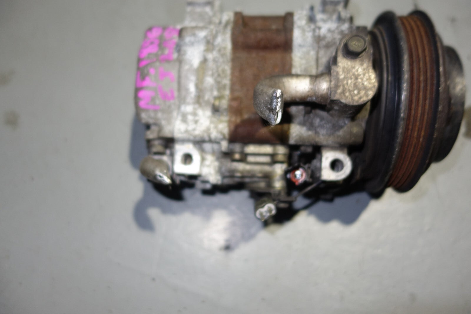 JDM SUBARU LEGACY B4 TWIN TURBO AC COMPRESSOR EJ208 EJ206 AIR A/C Clutch 2000-04