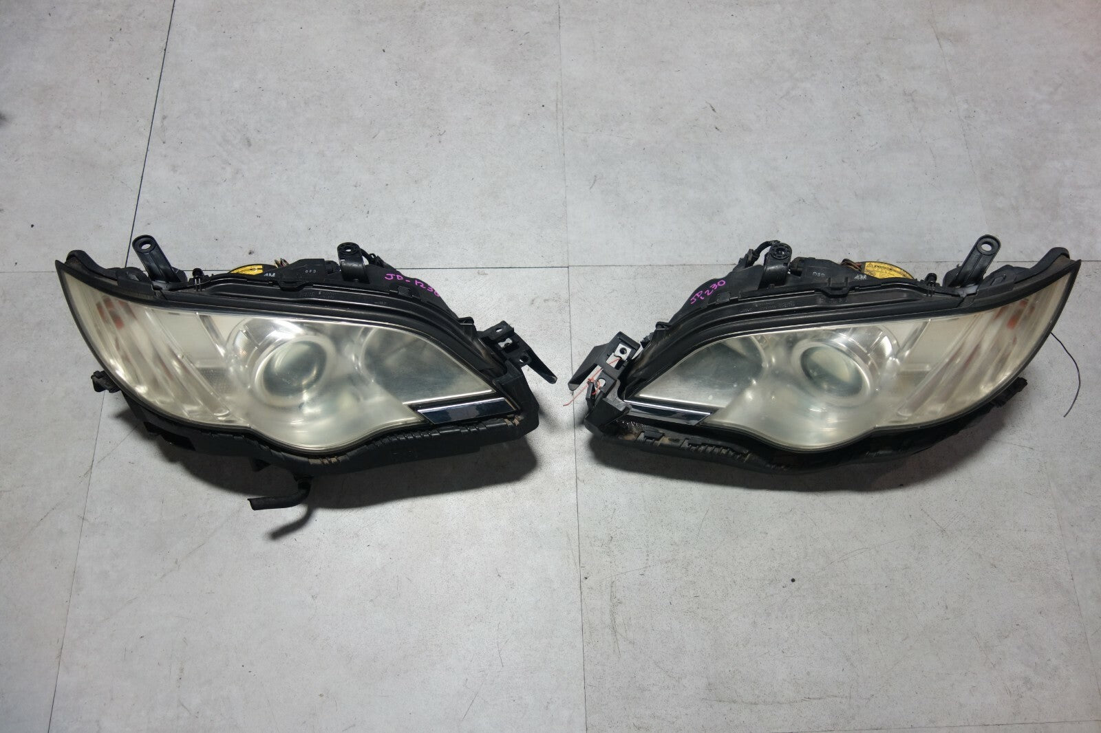 JDM Subaru Legacy HID Headlights Headlamps 2008 2009 OEM Genuine BP9 BPE BP5