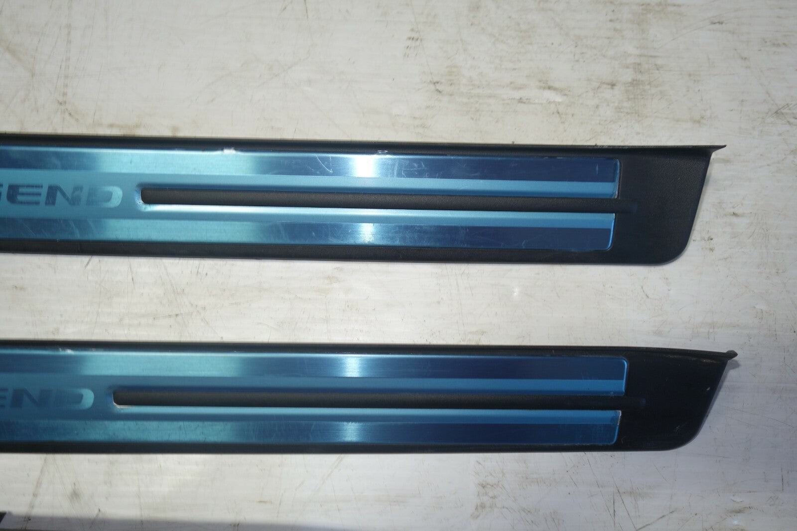 JDM 2005-2008 ACURA RL HONDA LEGEND OEM DOOR SILLS TRIM SCUFF PLATES SIDE STEPS