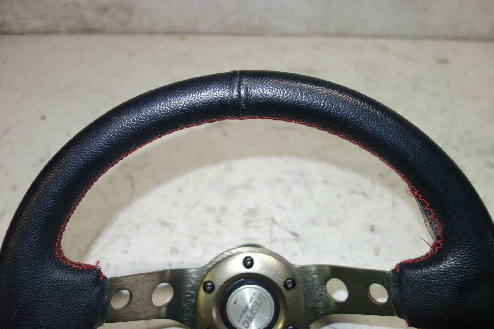 JDM Lexus IS300 3-Spoke Steering Wheel Red Stitched D1 Spec SXE10 2001-2005