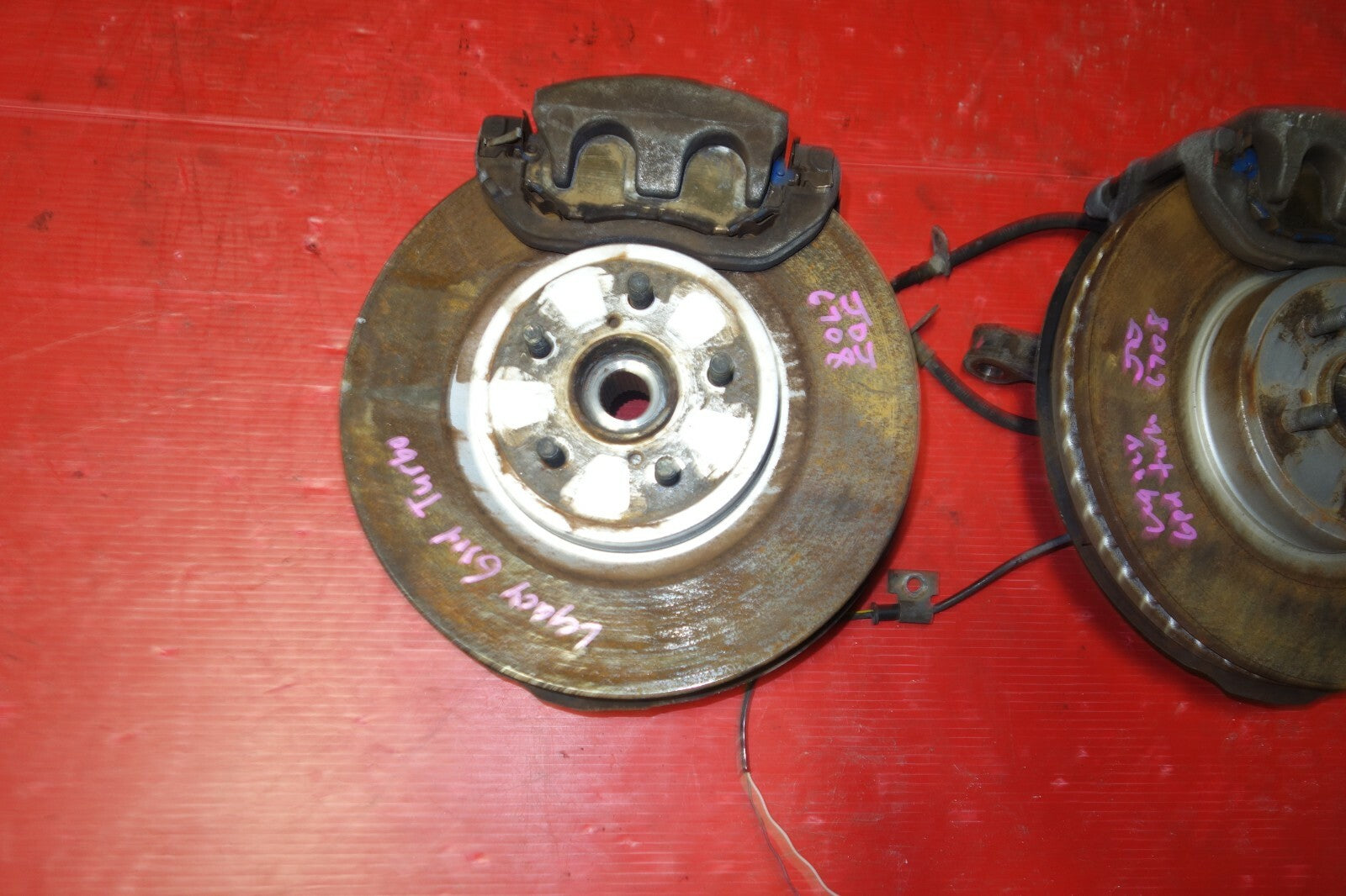 JDM Subaru Legacy / Outback Front Spindle Hub Knuckle Caliper 2005-2009