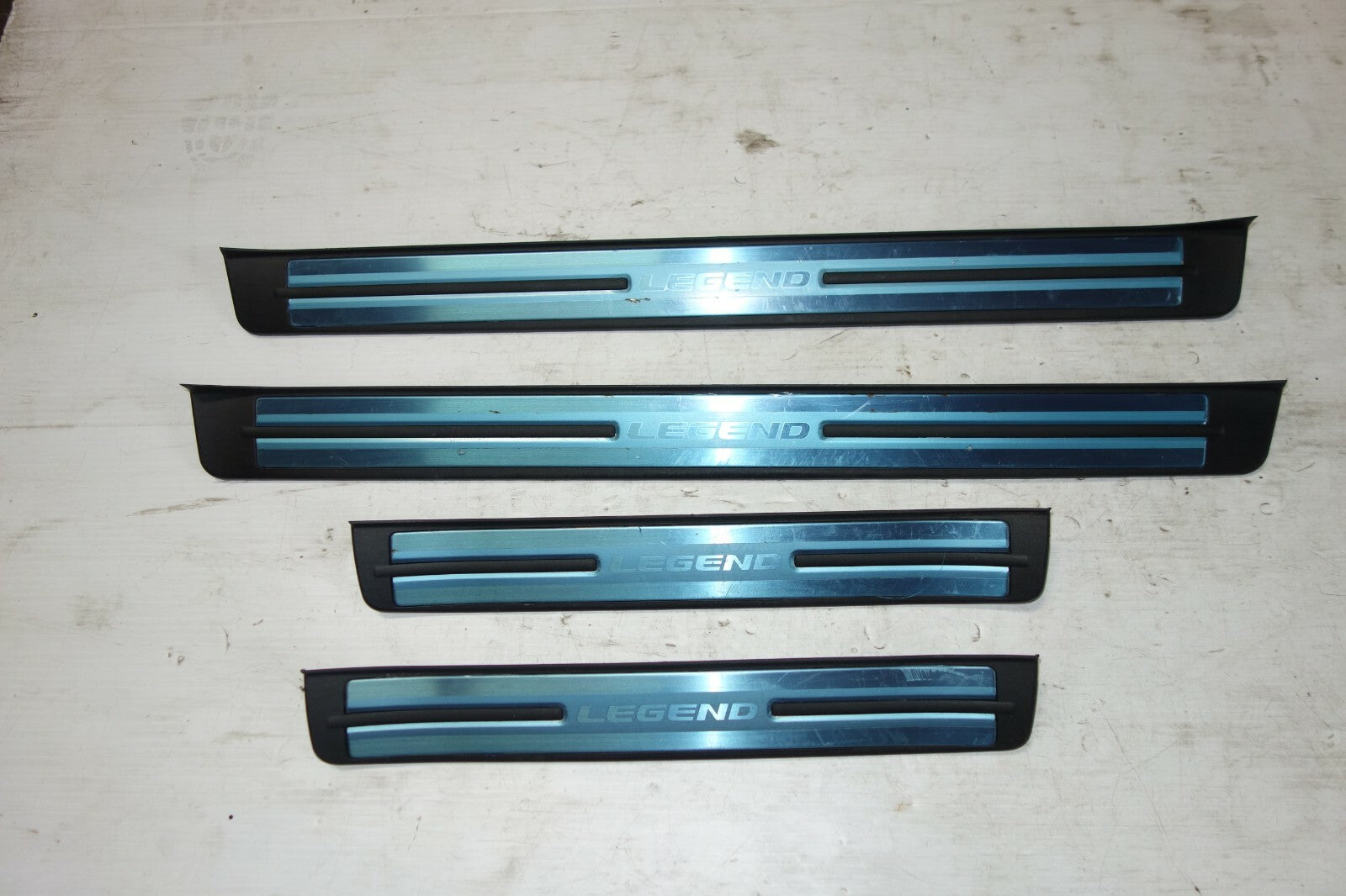 JDM ACURA RL HONDA LEGEND KB1 OEM DOOR SILLS TRIM SCUFF PLATES SIDE STEPS 05-08
