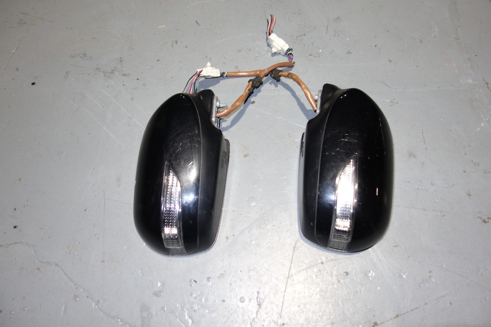 JDM Subaru Impreza WRX STi Power Auto Folding Mirrors Lights GRB 2008-2014