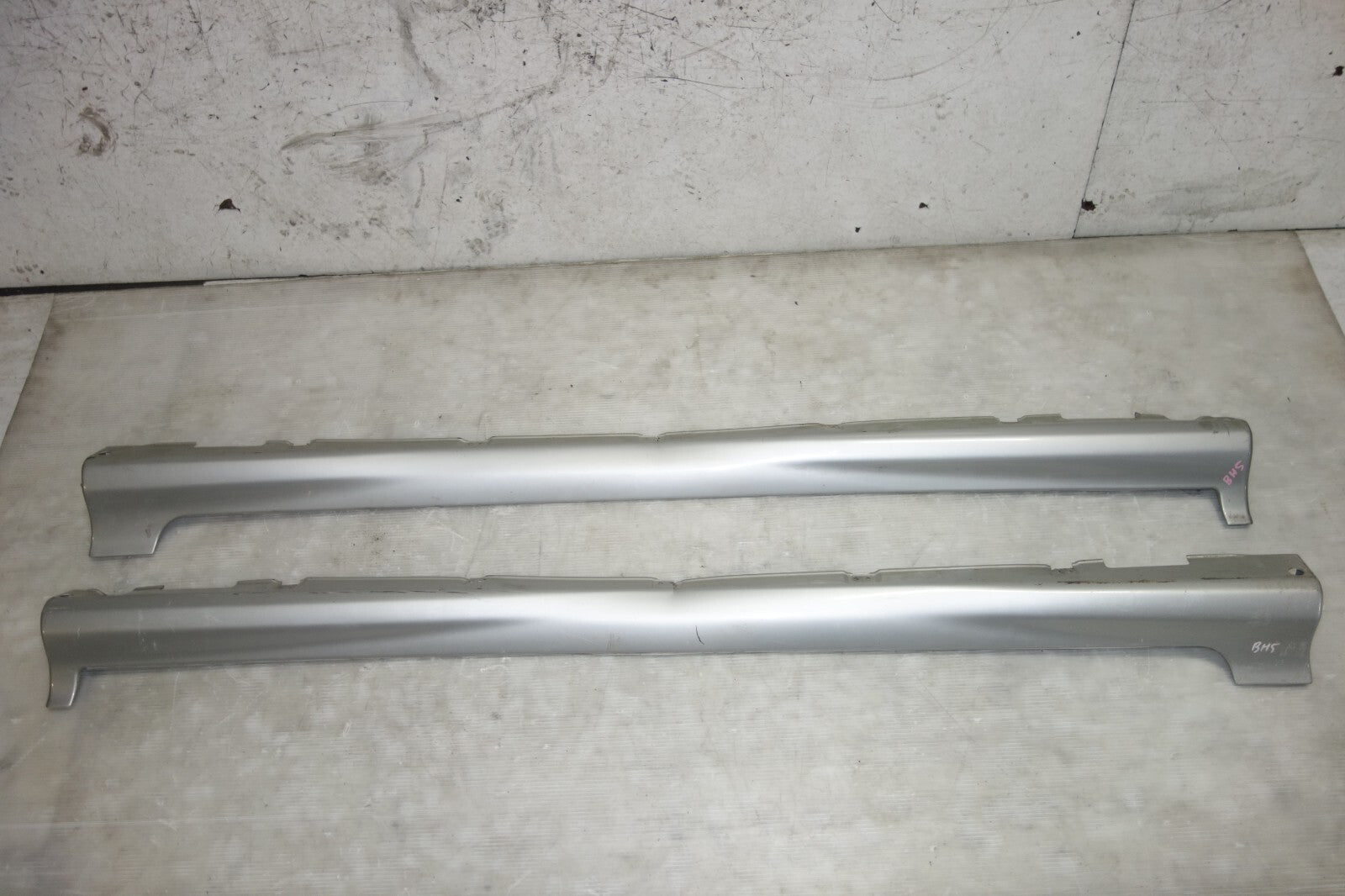 JDM Subaru Legacy B4 Optional Side Skirts Panels Be5 5dr 4dr Silver 2000-2004