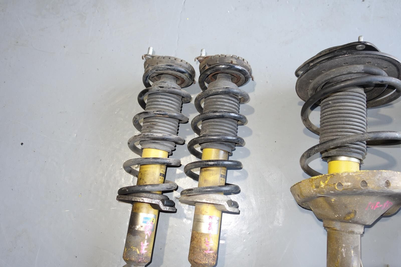 JDM Subaru Legacy Bilstein Yellow Shocks Struts Springs 2005-2009 # MF -853