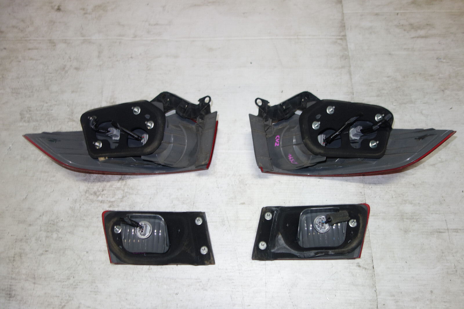 JDM Acura TSX CU2 Tail Lights Lamps OEM 2009-2014 Taillights Set 4PCS Honda OEM