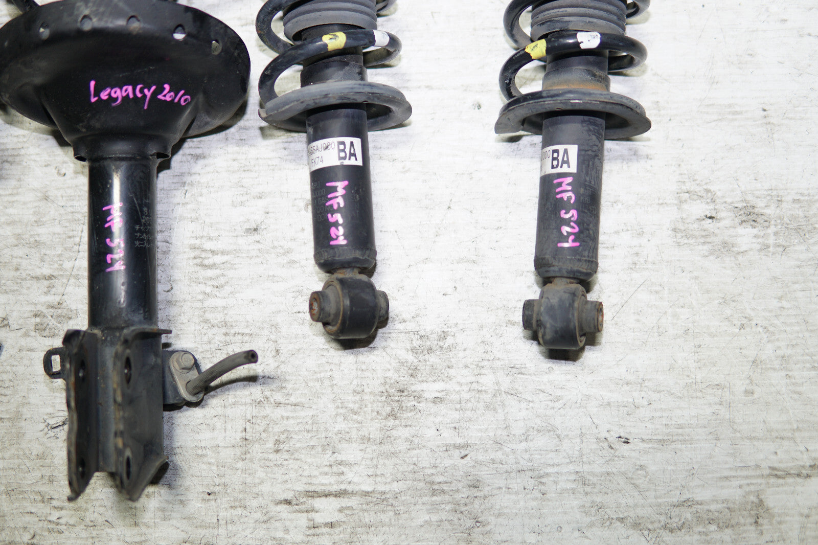 JDM Subaru Legacy Shocks Struts Coil Springs Suspension 2010-2014 BR BM