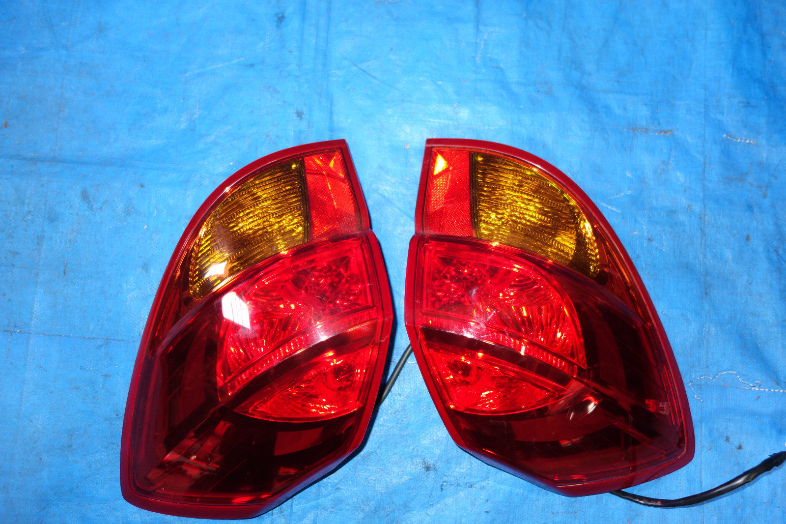 JDM Subaru Legacy Outback Kouki OEM Red & Amber Tail Lights Lamps 2005-2009
