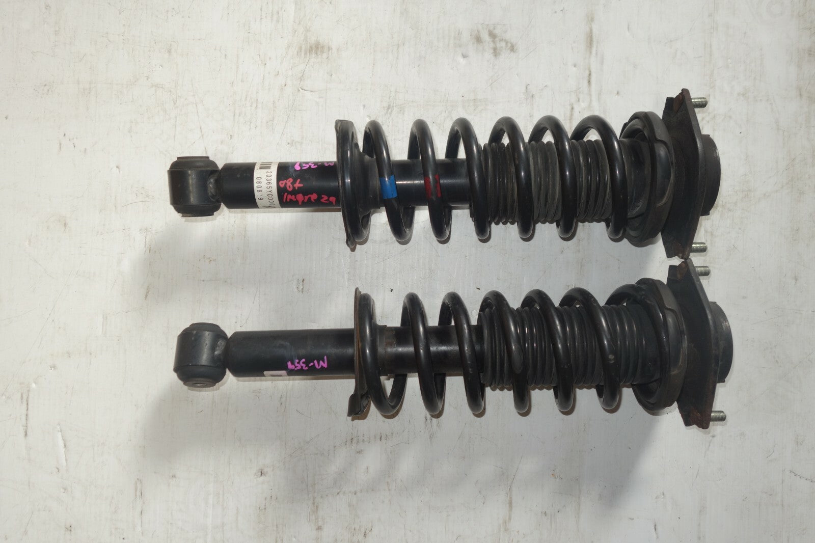 JDM 2008-2014 SUBARU IMPREZA WRX OEM KYB REAR SHOCKS STRUTS COIL SPRING GENUINE