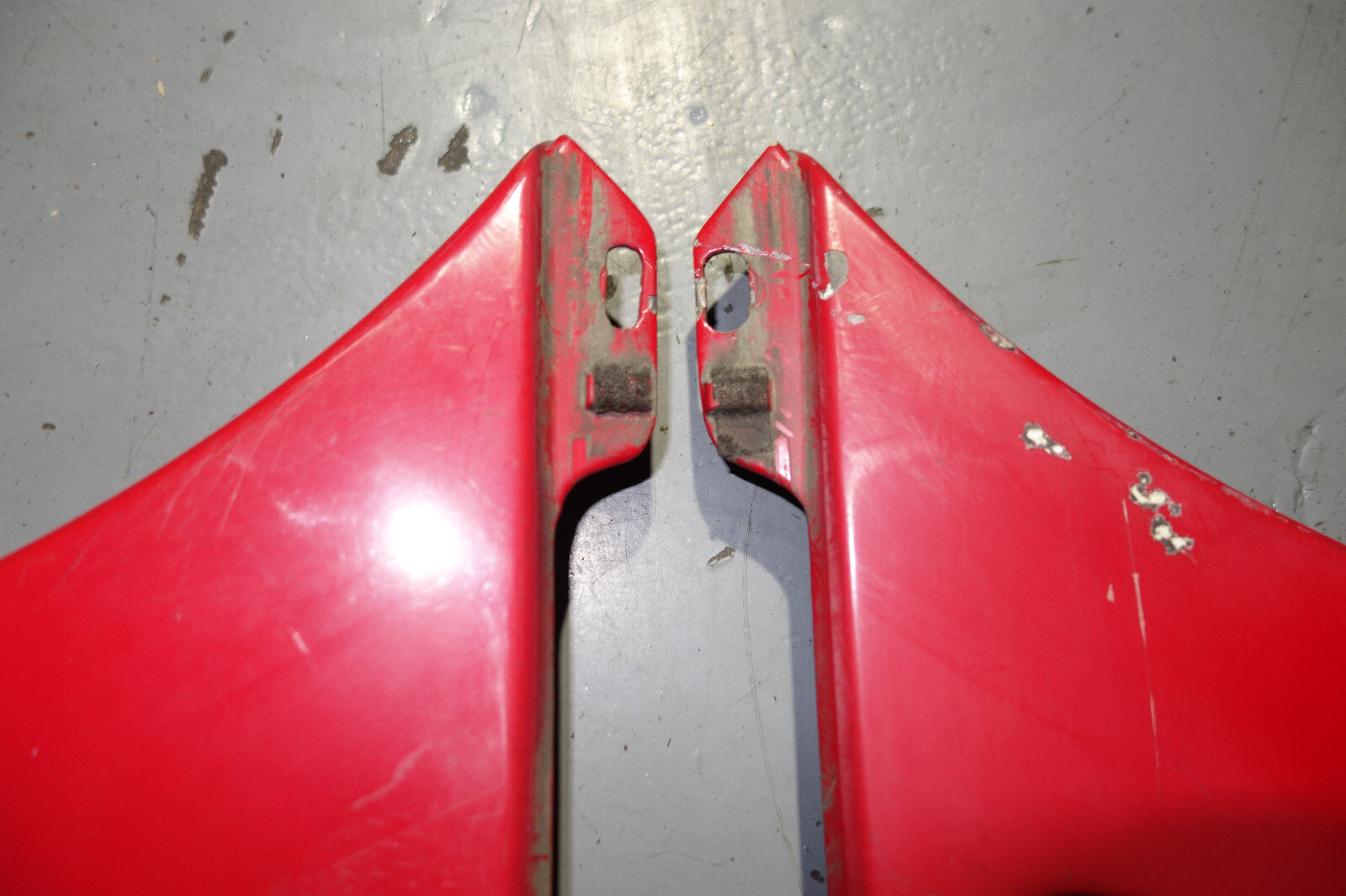 JDM Toyota MR2 MR-2 SW20 OEM Rear Side Vents Exterior Trim Vent Red 1991-1999