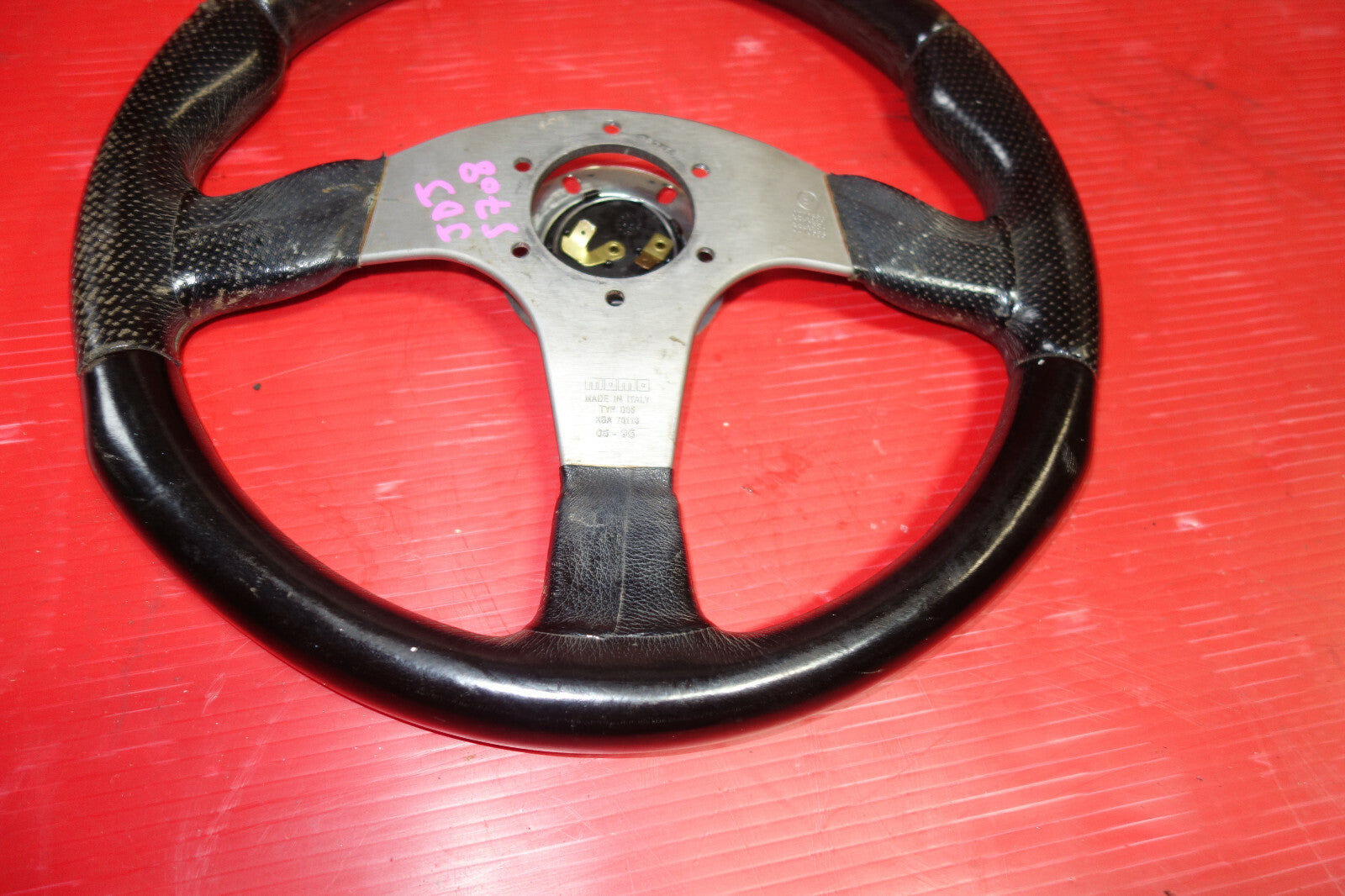 JDM Momo Steering Wheel Italy WRX STI S13 S14 Supra Mazda Lexus RX7 #5708