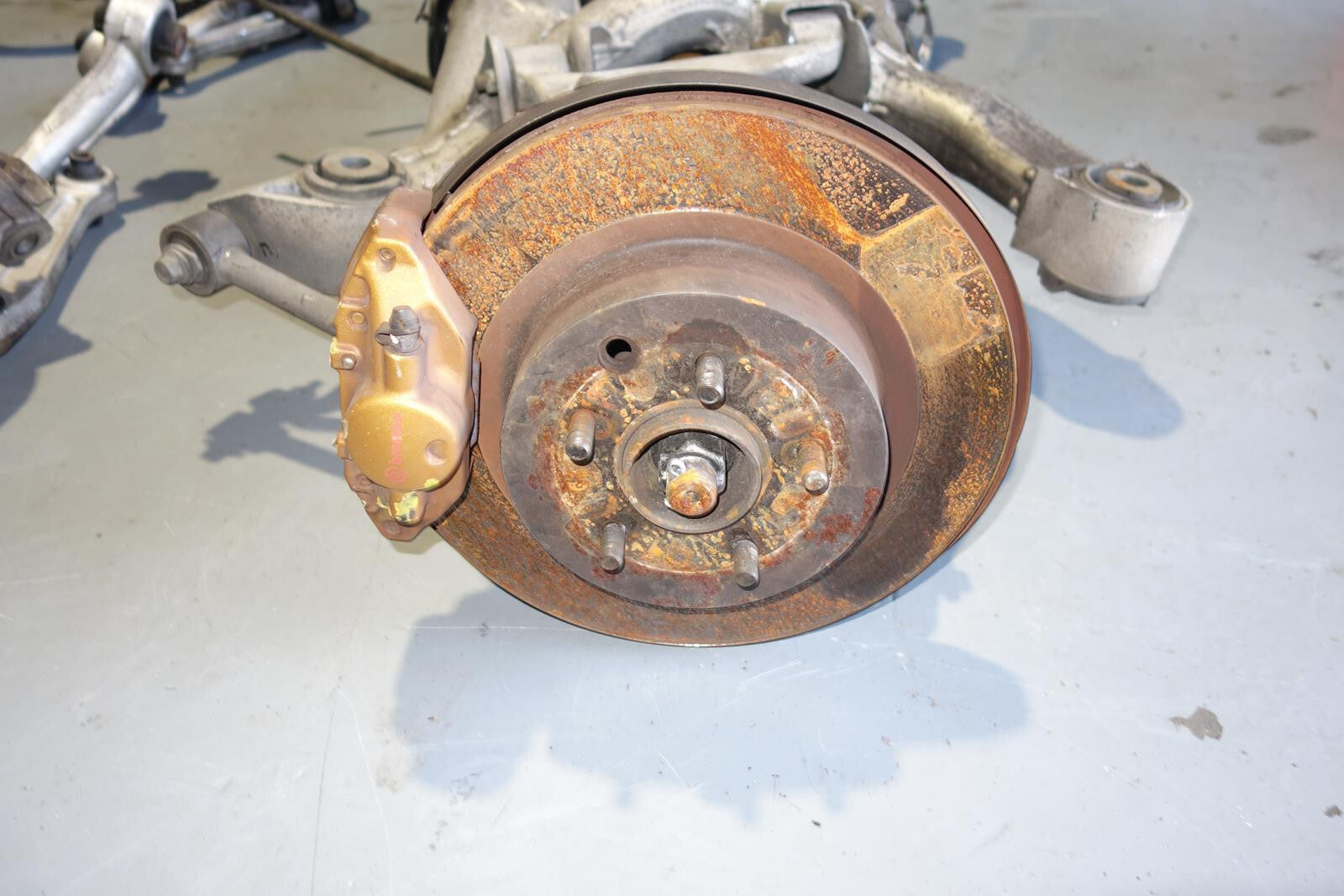 03-07 Infiniti G35 Coupe Front Rear M/T LSD Differential Brembo Brakes Subframe