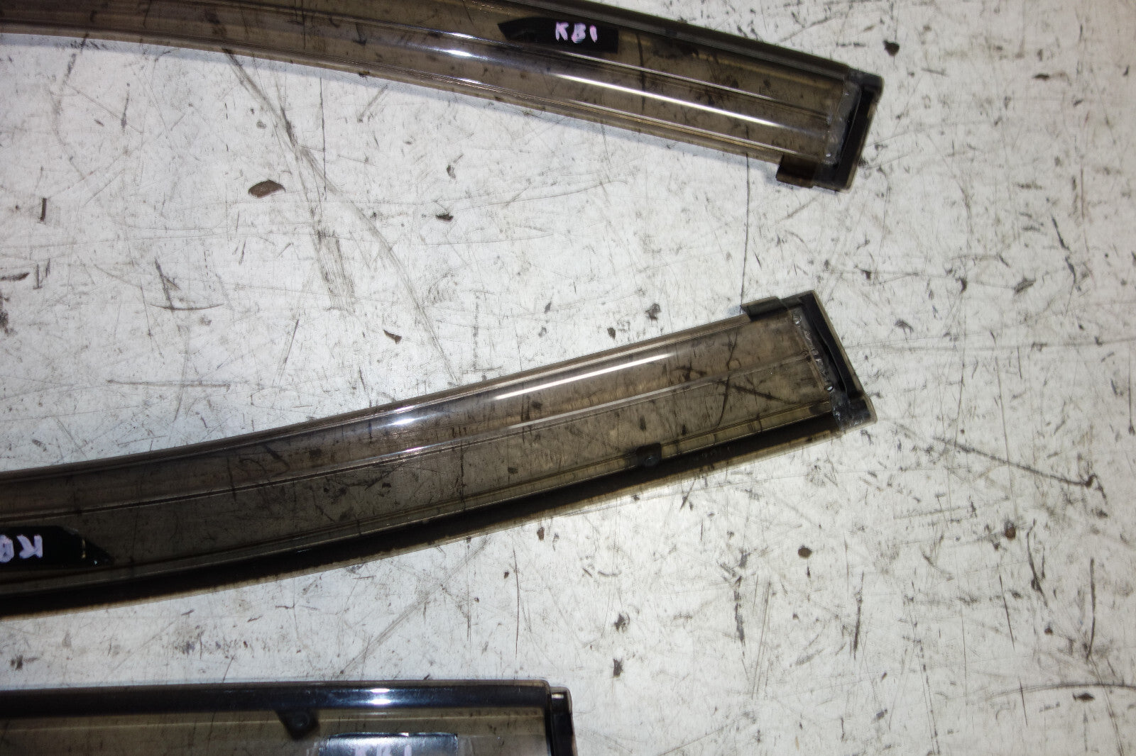 JDM Acura RL OEM Mugen Window Visors Rain Guards 2005-2008 Honda Legend KB1
