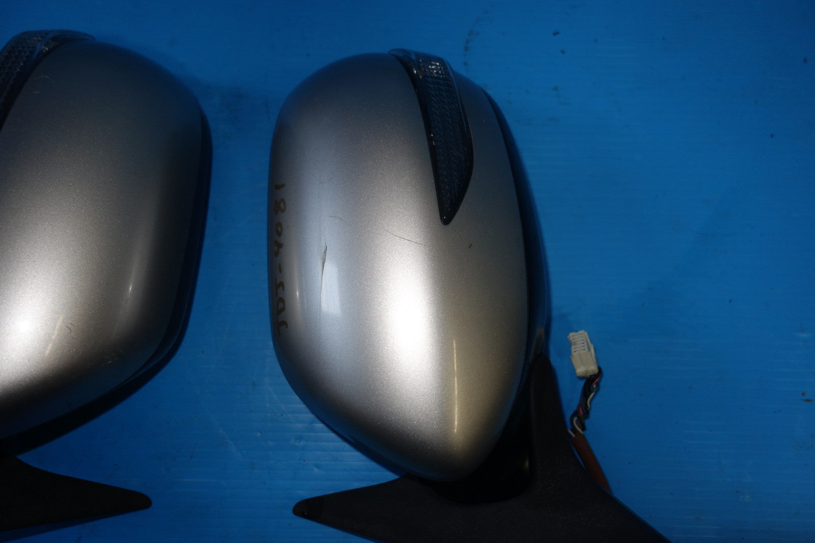 JDM Subaru Legacy & Outback Power Folding Door Mirrors & Switch Silver 2005-2009