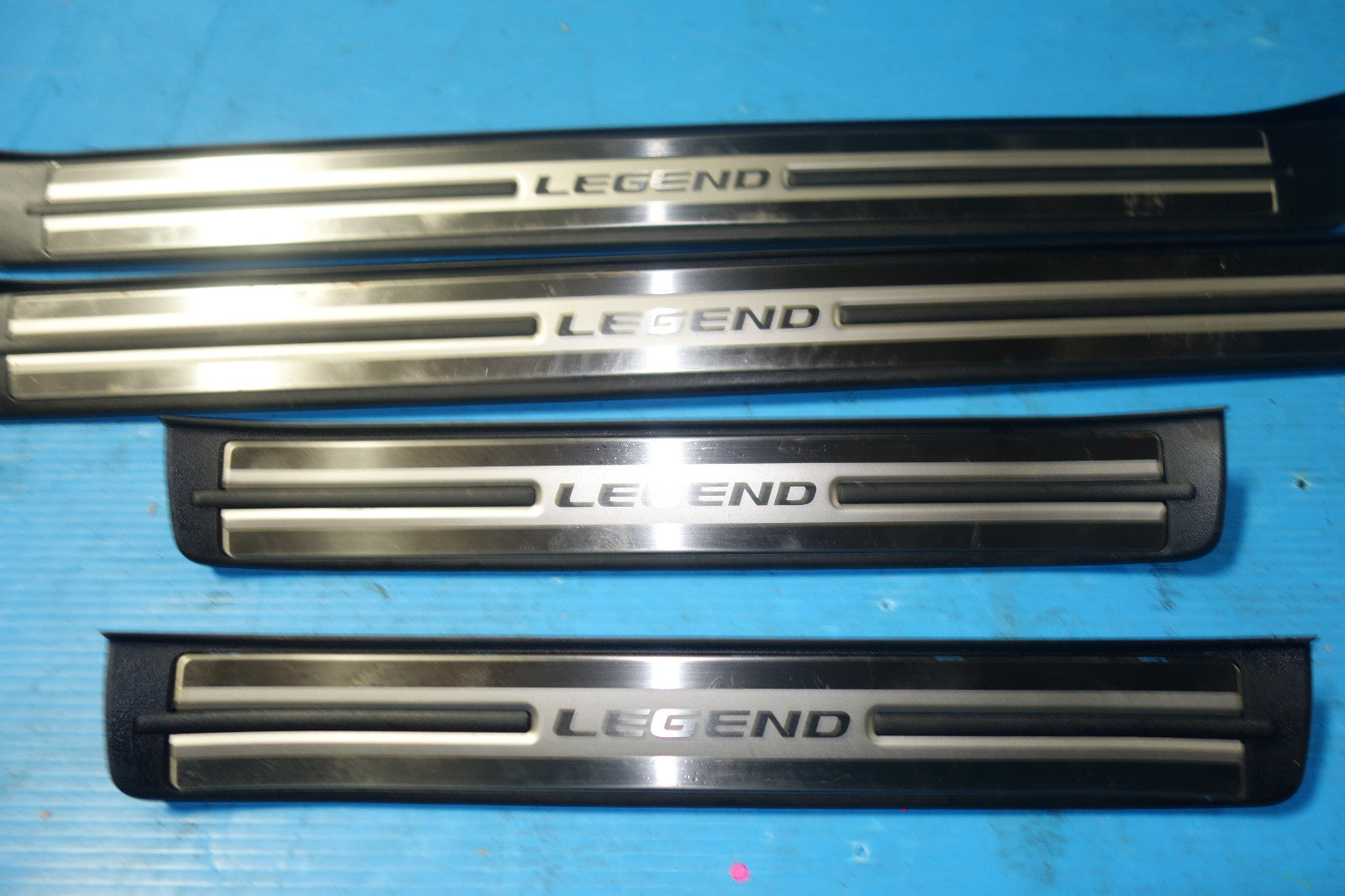 JDM Acura RL Chrome OEM Front Rear Door Sills Plates Steps 2005-2008 #5258