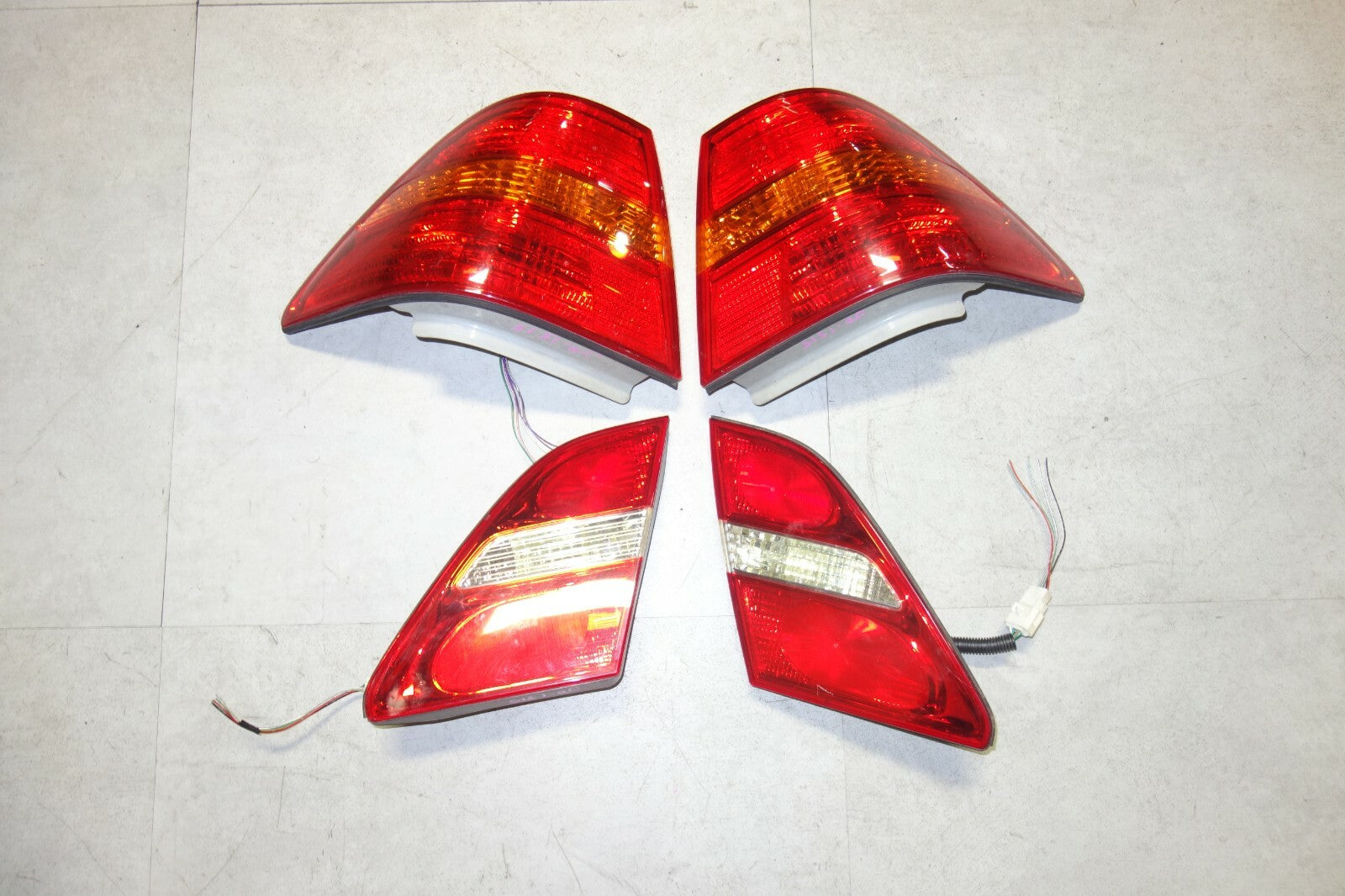 JDM 2001-2003 GENUINE TOYOTA LEXUS LS430 CELSIOR ZANKI OEM TAIL LIGHTS LAMPS SET