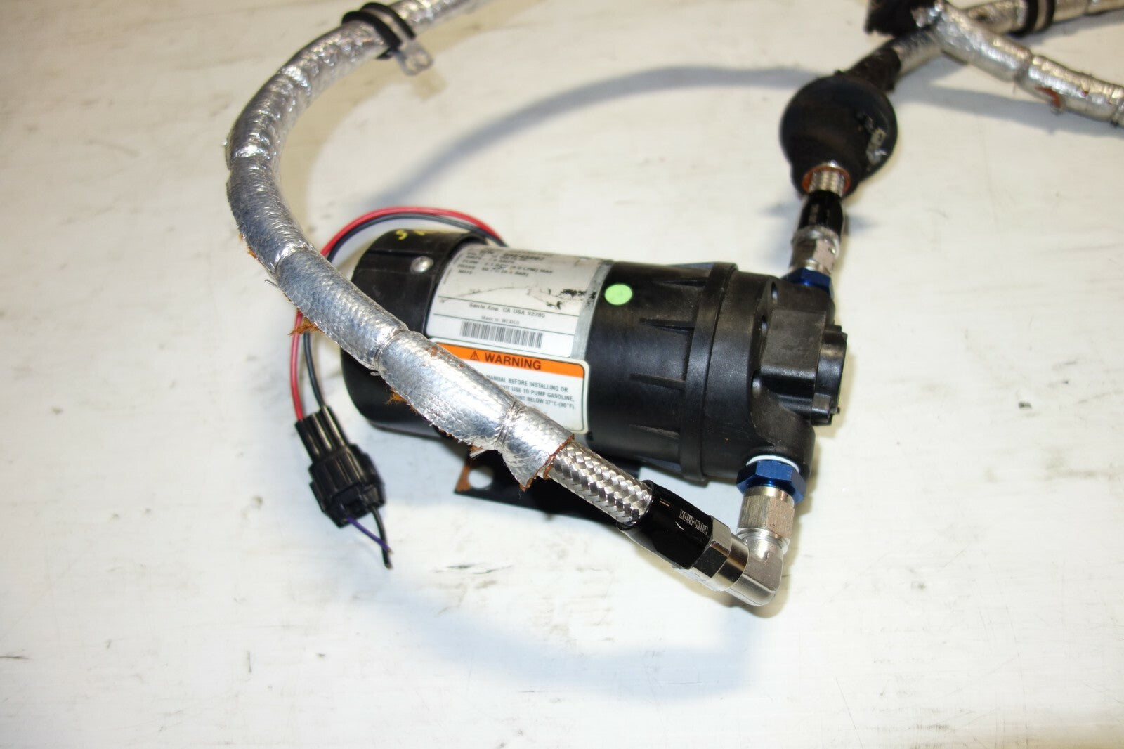 JDM Infiniti G35 / 350z Flojet Performance Fuel Pump Stainless Steel Lines VQ35