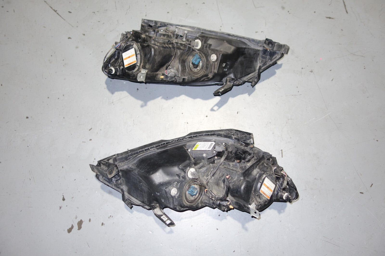 JDM 05-08 GENUINE ACURA RL CLEAR OEM HID HEAD LIGHTS KB1 HEADLIGHTS PAIR LH & RH
