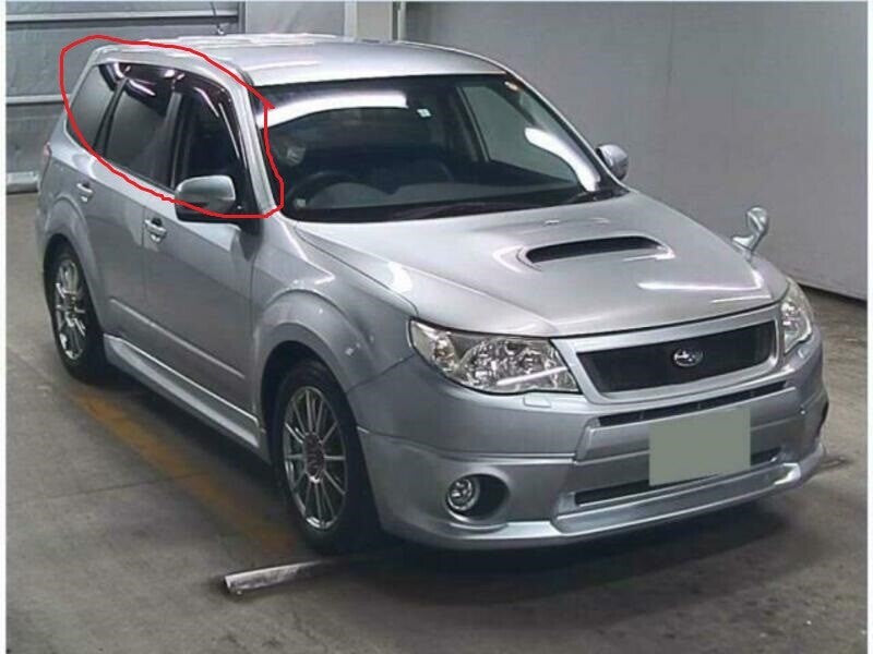 JDM Subaru Forester STi SH9 Window Visors Rain Guards OEM 2009-2013