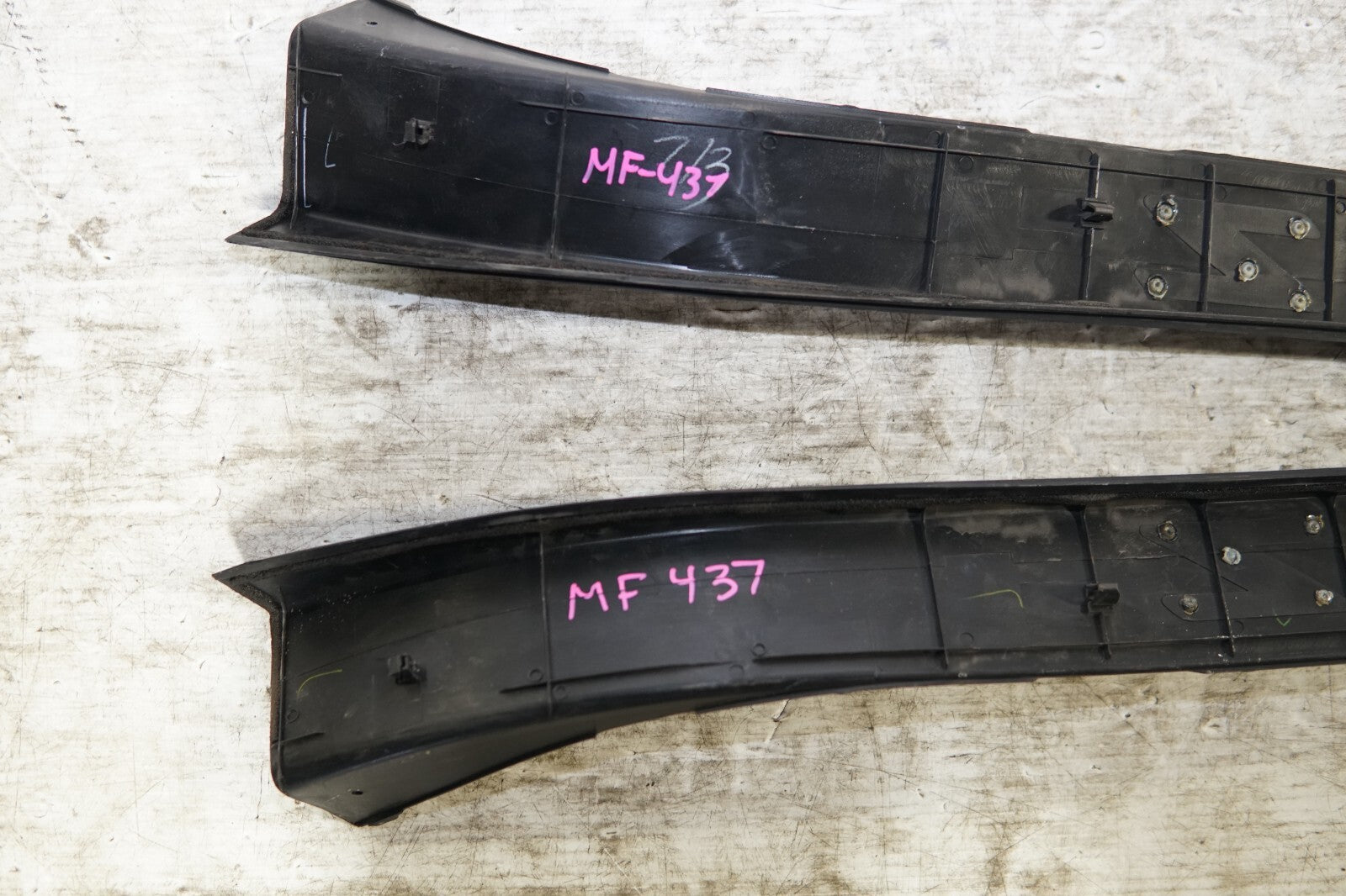 JDM Nissan 350z Door Sills Scuff Plates Genuine 2003-2009 MF-437